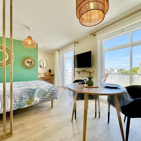 Le Phare Ouest - 80 M De La Mer - Vue Ocean Sur Le Balcon - Entierement Renove - Internet Haut Debit - Nouveau Ploemeur Eksteriør billede