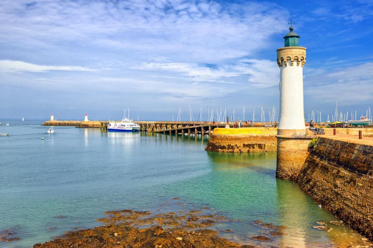 Le Phare Ouest - 80 M De La Mer - Vue Ocean Sur Le Balcon - Entierement Renove - Internet Haut Debit - Nouveau Ploemeur Eksteriør billede
