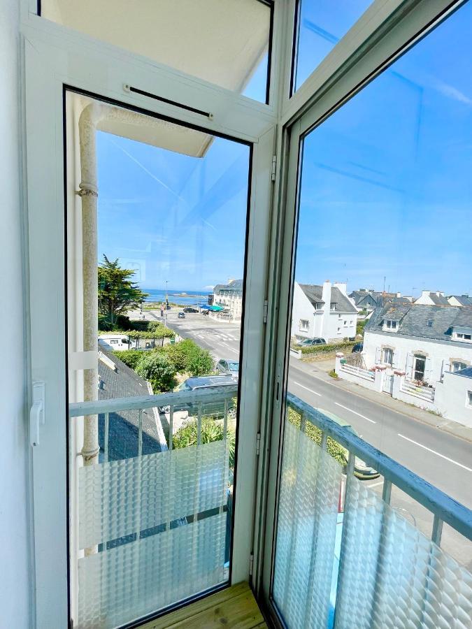 Le Phare Ouest - 80 M De La Mer - Vue Ocean Sur Le Balcon - Entierement Renove - Internet Haut Debit - Nouveau Ploemeur Eksteriør billede